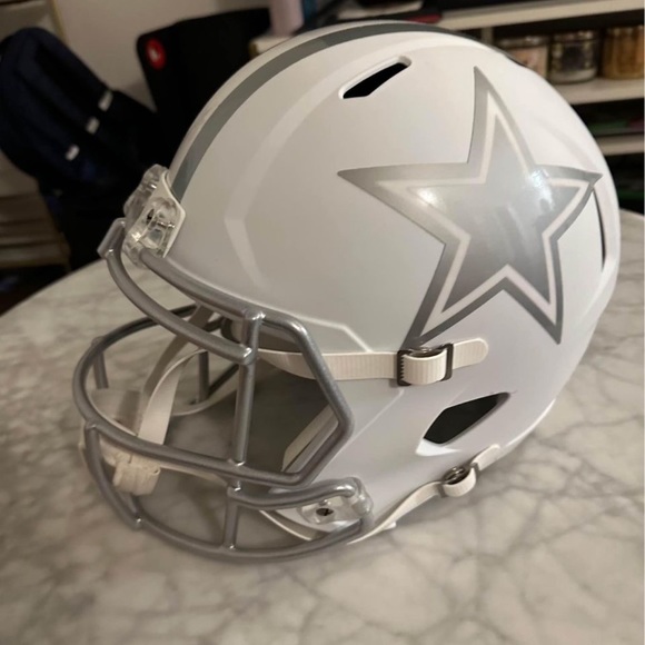 Dallas Cowboys Dak Prescott #4 & Jason Witten #82 Signed Full Size Helmet w COA - Picture 6 of 10